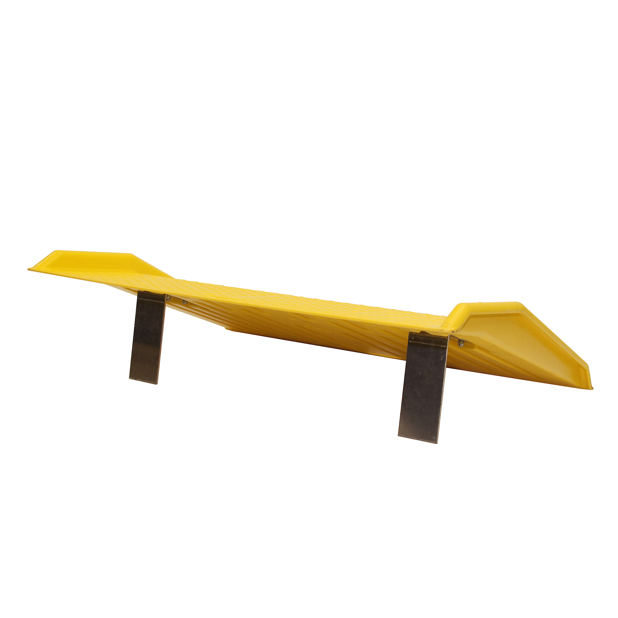 Eagle Portable Poly Dock Plate — 48in. x 4in., HDPE, 750-Lb. Capacity, Yellow, Model# 1797